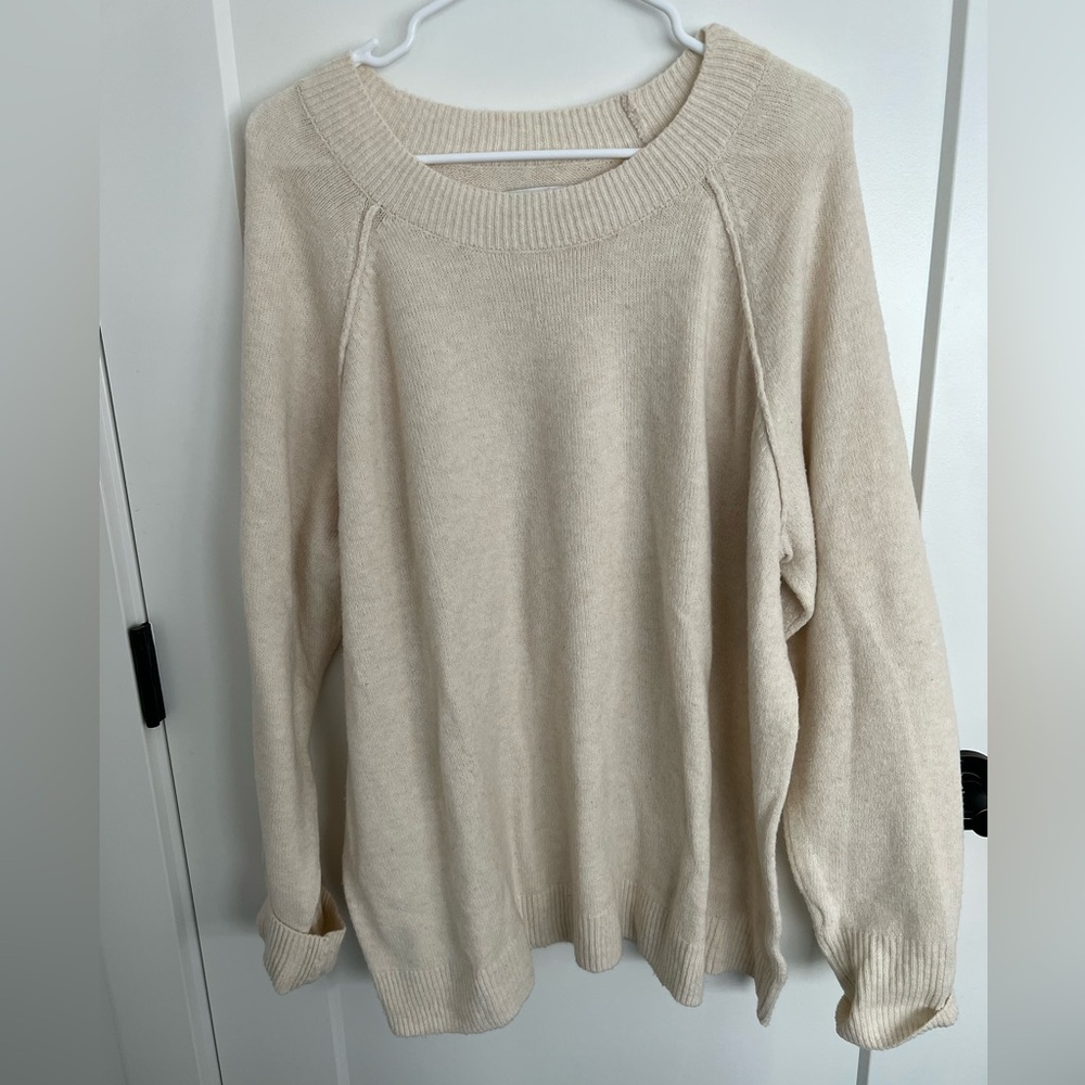 Kohls brand Sonoma white/cream sweater. Size 2X